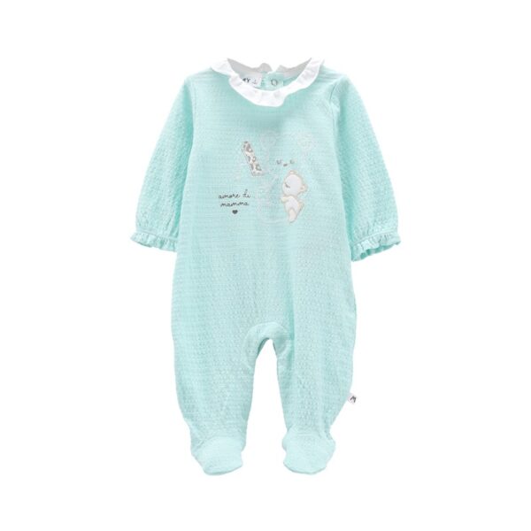 4F326F92834B77817A092D7EFB6F6BD8_ Tutina c/piede jersey operato neonata