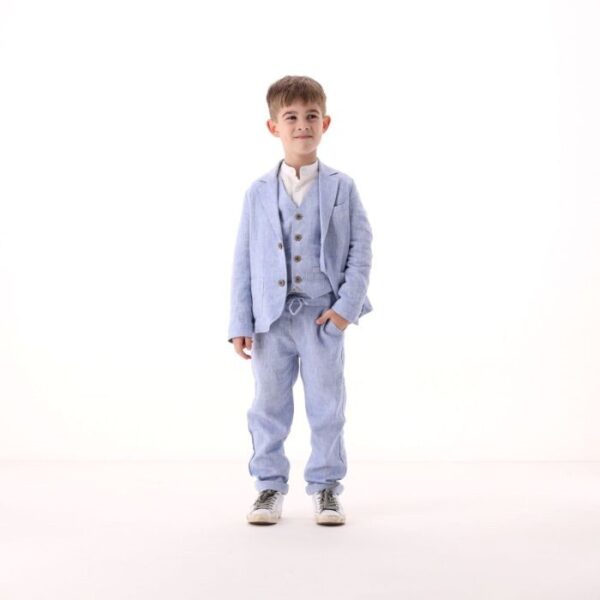 Giacca misto lino bambino