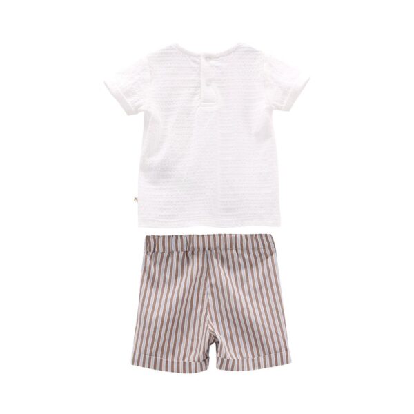 Completo jersey operato e fantasia neonato