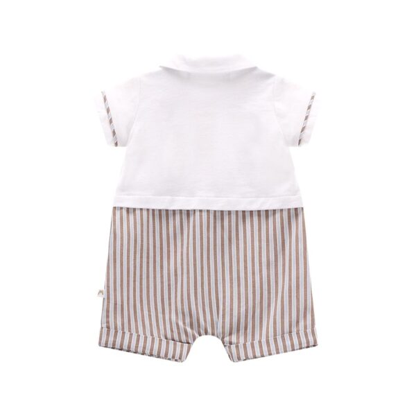 Pagliaccetto jersey e fantasia neonato