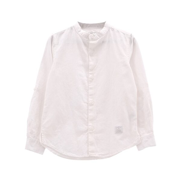 7B022462B9A156747A1E731CF9ADD140_ Camicia m/l.misto lino ragazzo