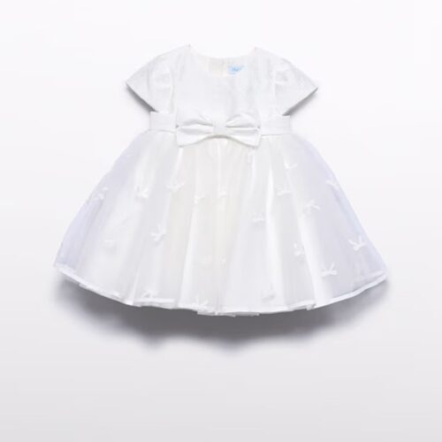 7EAB925EB0F022B9A929BD4CAECEDC59_ Vestito tulle bordato fiocchi