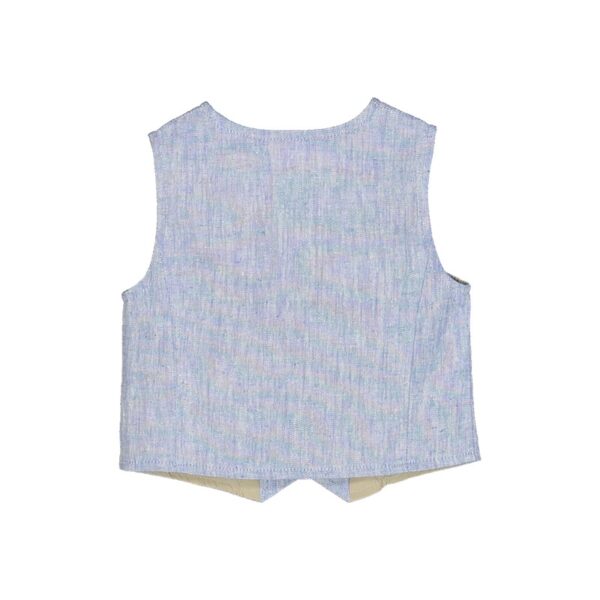 Gilet misto lino baby m.