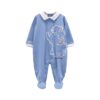 Tutina c/piede jersey neonato