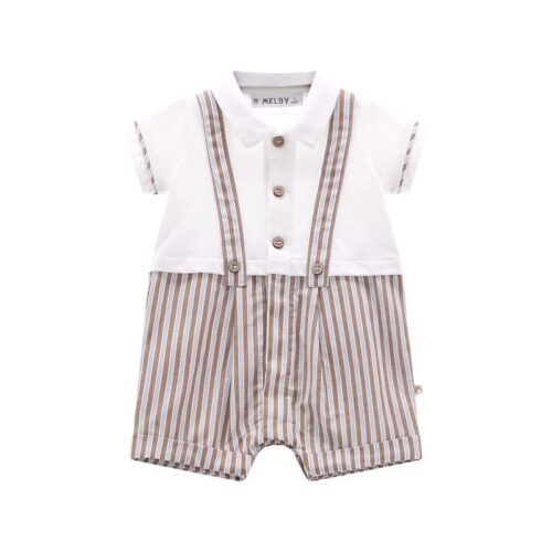 Pagliaccetto jersey e fantasia neonato