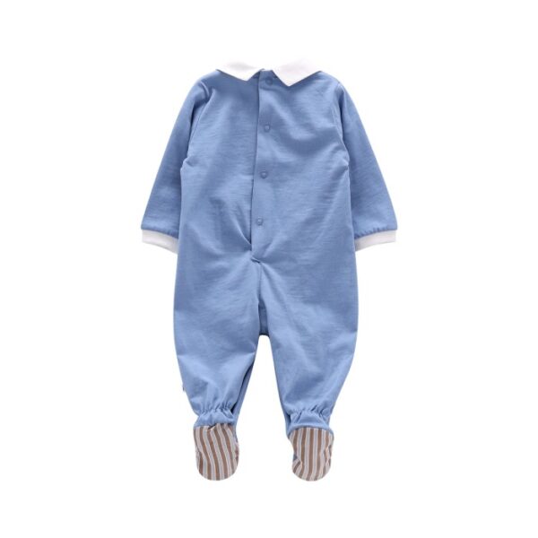 Tutina c/piede jersey neonato
