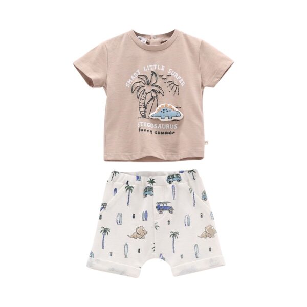 Completo jersey e piquet neonato