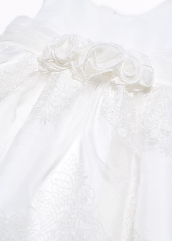 Vestito organza ricamato