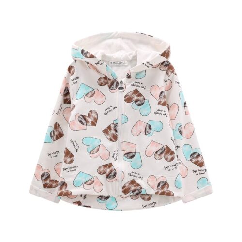 CE1F2F07C63991124153D5B4223DE49F_ Maglia z/l.c/capp.felpa stretch bambina