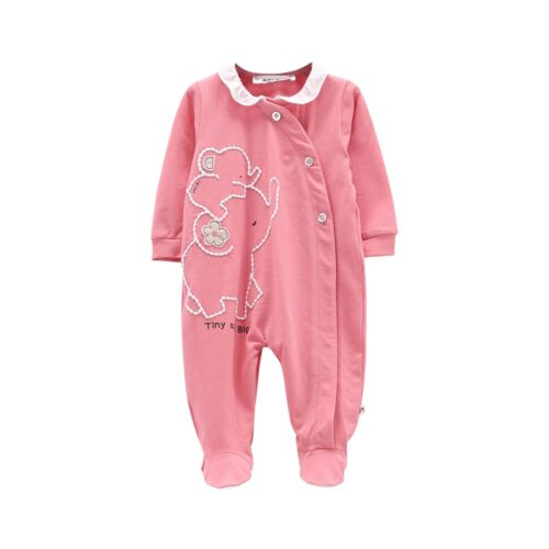 Tutina c/piede jersey stretch neonata