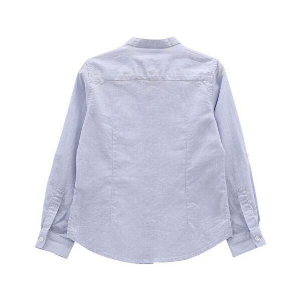FAA7DE0D9A89F18040BDC5CE0D173D2A_ Camicia m/l.misto lino ragazzo