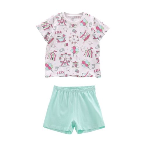 Pigiama corto jersey ragazza