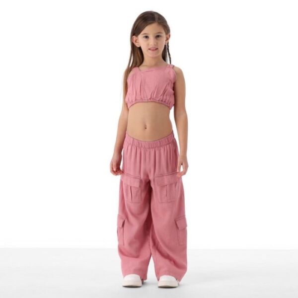 Pantalone  viscosa lino ragazza