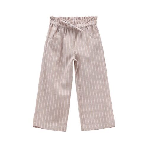 Pantalone lino cotone bambina