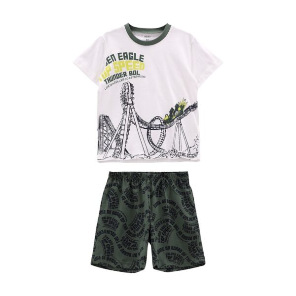 Pigiama corto jersey ragazzo