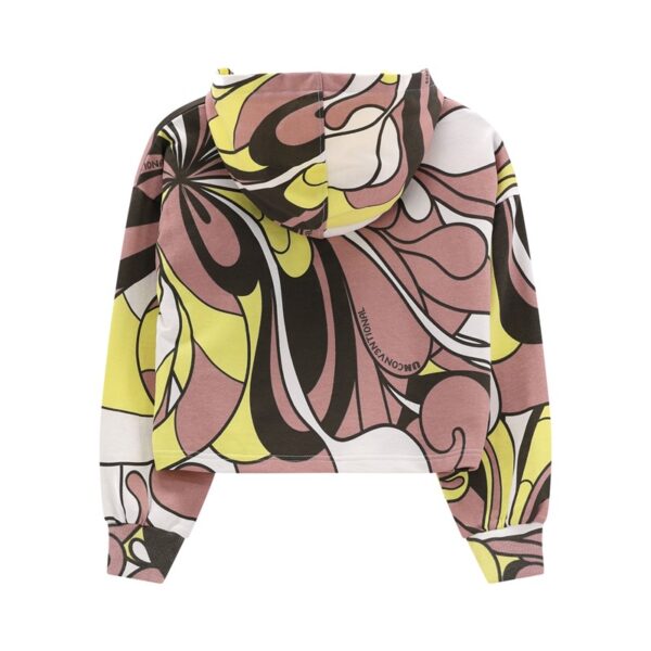 Maglia c/capp. felpa ragazza