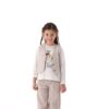 Gilet lino cotone bambina