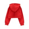 Maglia c/capp. z/lunga felpa stretch ragazza