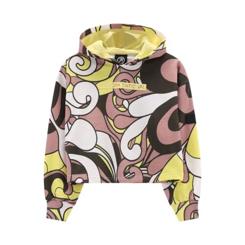 Maglia c/capp. felpa ragazza