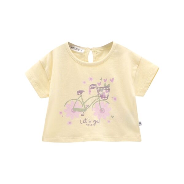 T-shirt m/c.jersey stretch baby f.