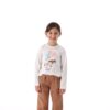 T-shirt m/l.jersey stretch bambina