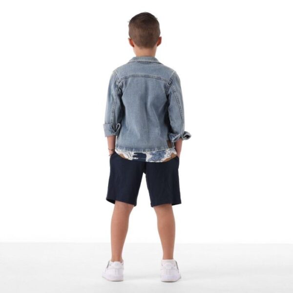 Giubbino denim stretch bambino