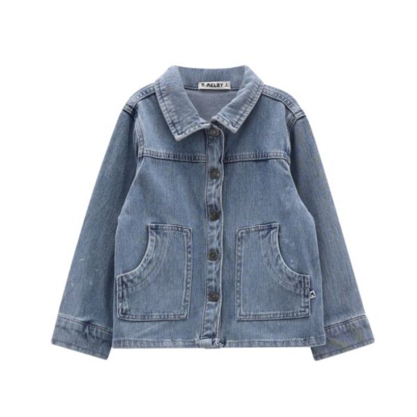Giubbino denim stretch bambino