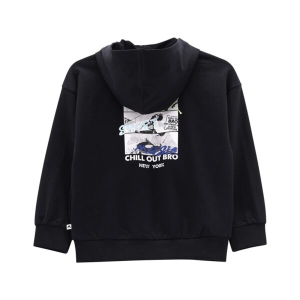Maglia c/capp. z/lunga felpa ragazzo