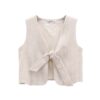 Gilet lino ragazza