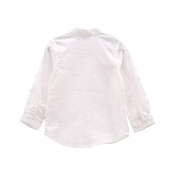 Camicia m/l.misto lino baby m.