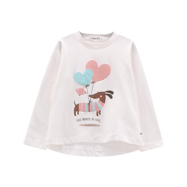 T-shirt m/l.jersey stretch bambina