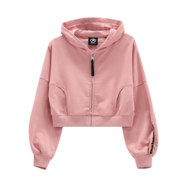 Maglia c/capp. z/lunga felpa ragazza