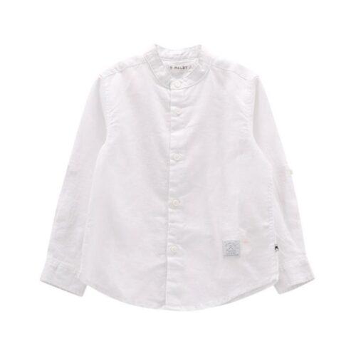 413069516A3D6785FC152CDFA4F93E73_ Camicia m/l.misto lino bambino