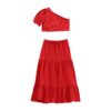 Completo jersey fiammato ragazza