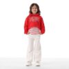 Maglia c/capp. z/lunga felpa stretch ragazza