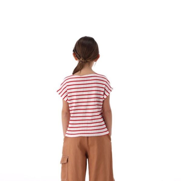 T-shirt m/c.jersey tinto filo ragazza