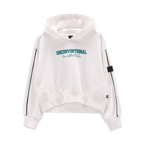 Maglia c/capp.felpa ragazza