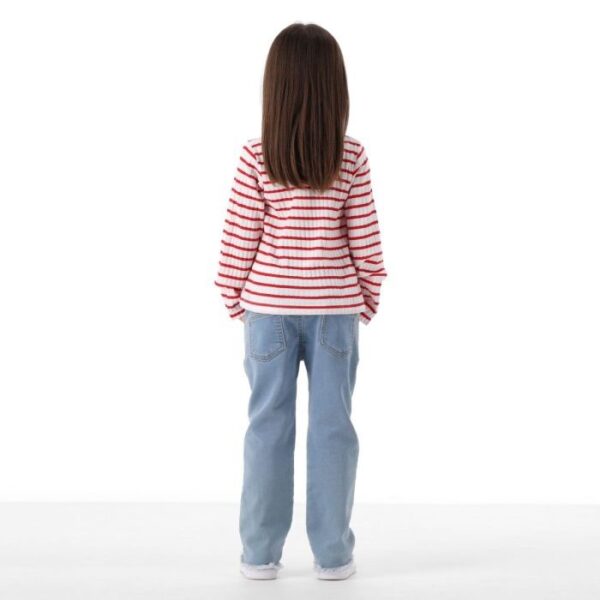 Pantalone denim stretch bambina