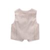 Gilet lino cotone bambina