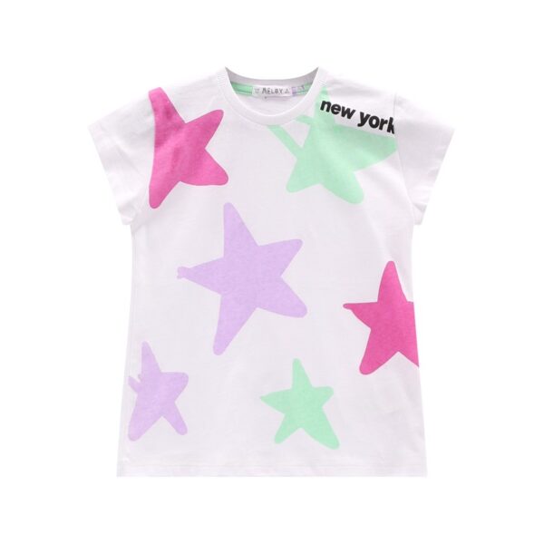 T-shirt g/collo m/c.jersey ragazza