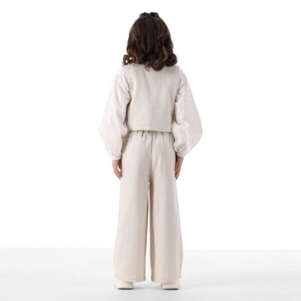 Gilet lino ragazza