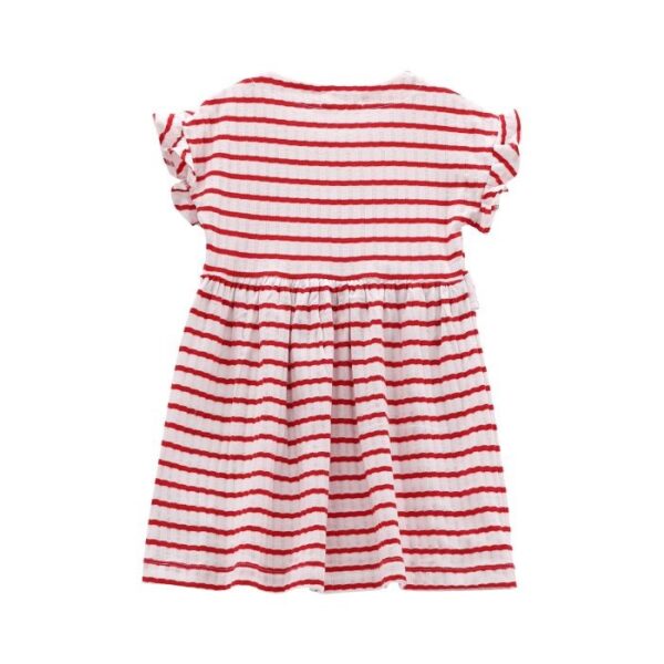 Abito s/m.jersey tinto filo bambina