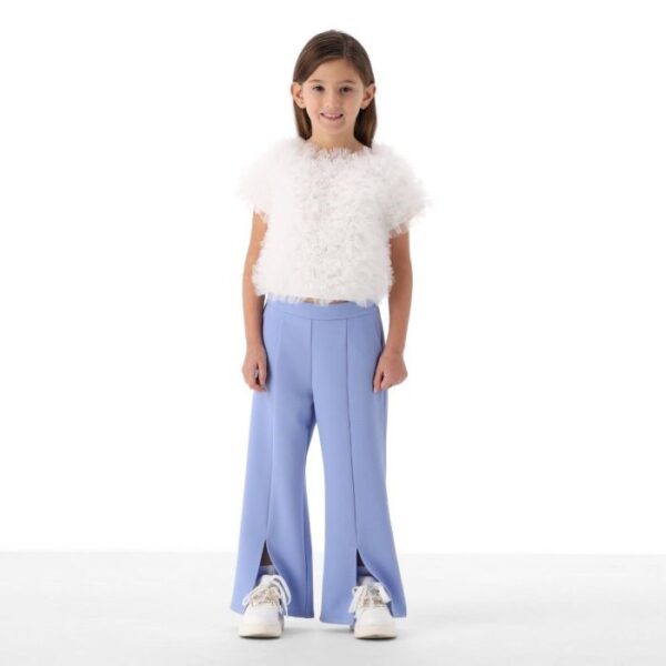 Pantalone poliestere operato ragazza