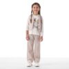 Gilet lino cotone bambina