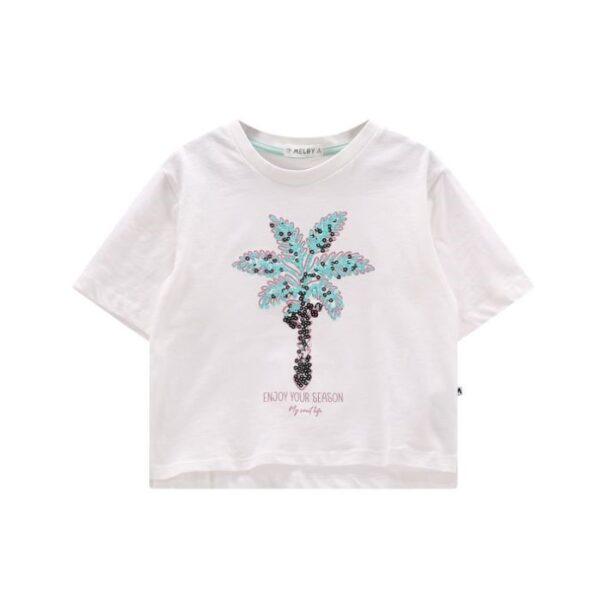 86BCF45517B44AE344009BFAB92879D9_ T-shirt m/c.jersey fiammato c/strass ragazza
