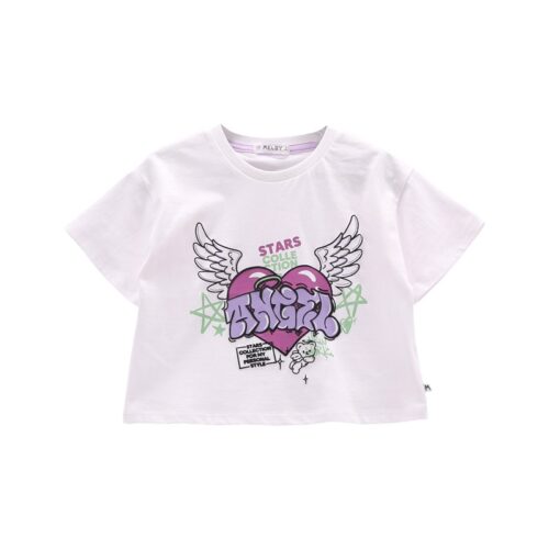 T-shirt g/collo m/c.jersey ragazza