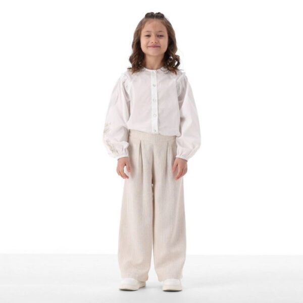 Pantalone lino ragazza