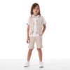 Gilet misto lino bambino
