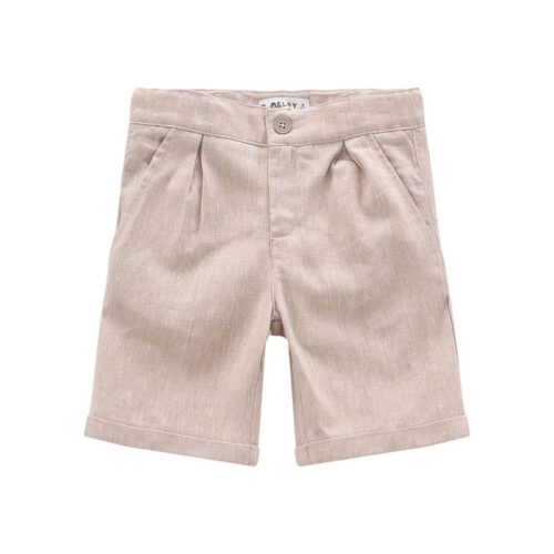 Bermuda misto lino bambino