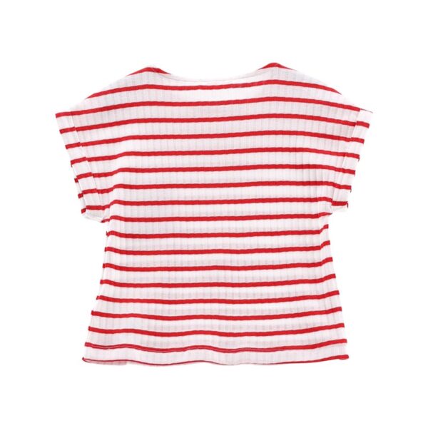 T-shirt m/c.jersey tinto filo ragazza